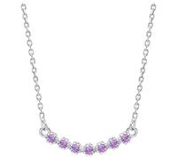 Laura Ashley N4669M Alford Meadow Light Amethyst Necklace Sterling Silver