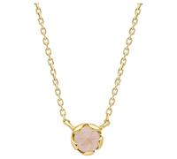 Laura Ashley N4674P Petal Set Semi-Precious Necklace Sterling Silver