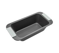 Laura Ashley Non Stick Loaf Tin 2LB - PFAS Free Carbon Steel Bread Loaf Tin with Stain-Free Silicone Handles, Dishwasher & Oven Safe up to 240°C - Non Stick Bakeware, Pale Charcoal