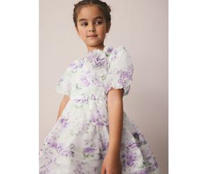 Laura Ashley Older Girls Corsage Floral Occasion Dress, Multi, Size 11-12 Years Print