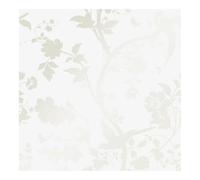 Laura Ashley Oriental Pearlescent White Garden Smooth Wallpaper