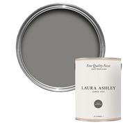 Laura Ashley Matt Emulsion Paint - Pale Charcoal 5L Grey