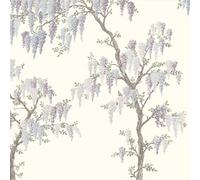 Laura Ashley Pale Iris Wisteria Garden Matt Mural