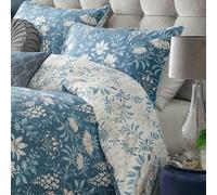 Laura Ashley Parterre Reversible Pair of Pillowcases - STD PR, SEASPRAY