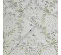 Laura Ashley Parterre Sage Damask Smooth Wallpaper 113406