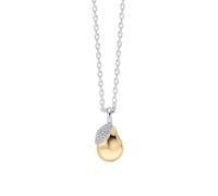Laura Ashley Pear Necklace N4625C - Modern Style | Acotis - Brass / Silver Plated / Gold Plated / Stone / Zirconia