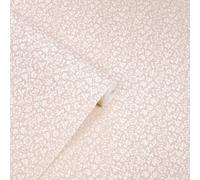 Laura Ashley Plaster Pink Floral Classic Smooth Wallpaper