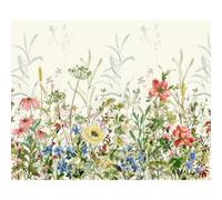 Laura Ashley Poppy Meadow Print In A White Frame - 50 X 70Cm