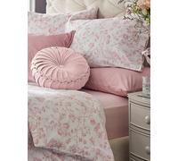 Laura Ashley Pure Cotton Aria Bedding Set Blush