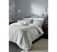 Laura Ashley Pure Cotton Josette Floral Bedding Set Grey Mix