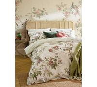 Laura Ashley Pure Cotton Sateen Attleton Bedding Set Green Mix