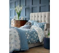 Laura Ashley Pure Cotton Sateen Parterre Bedding Set Light Blue Mix