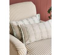 Laura Ashley Pure Cotton Semington Cushion Green Mix