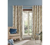 Laura Ashley Pussy Willow Eyelet Curtains White Mix