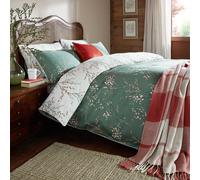 Laura Ashley Pussy Willow Fern Green Duvet Cover Set - KING, FERN GREEN