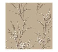Laura Ashley Pussy Willow Natural Wallpaper | Natural Trail Design | Paste the Wall