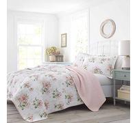 Laura Ashley Quilt Set, Blush, King