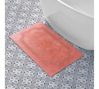 Laura Ashley Reversible Cotton Bath Mat, Coral, 1'9" x 2'10" (Rectangular)