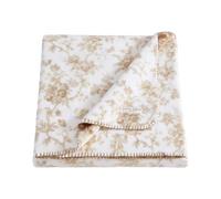 Laura Ashley - Reversible Throw Blanket, 50 x 70, Ultra Soft Plush Blanket for Blanket for Bed & Couch, Cozy Decorative Throw, Walled Garden Brown