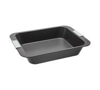 Laura Ashley Roasting Pan 38cm - Extra Large Non Stick Oven Tray | Even Cooking, Easy Clean, Carbon Steel Build | Deep Roaster with Silicone Handles Dishwasher Freezer Safe