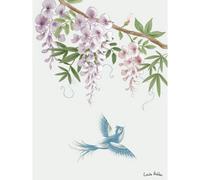 Laura Ashley Rowsham Garden Print In A White Frame - 40 X 50Cm