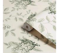 Laura Ashley Rustic Charm Fern Portland Smooth Wallpaper