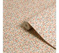 Laura Ashley Devrons Grove Terracotta Floral Wallpaper One Size Multi