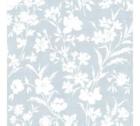 Laura Ashley Rye Wallpaper - Pale Seaspray - 10m