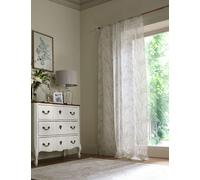 Laura Ashley Sheer Voile Panel Slot Top Curtain Light Grey
