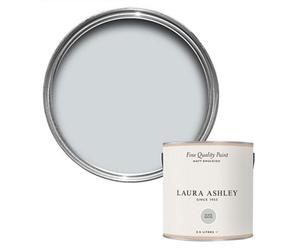 Laura Ashley Slate White Matt Emulsion Paint, 2.5L