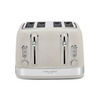Laura Ashley Solid Colopur 4 Slice Toaster COTTON WHITE