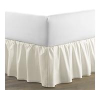 Laura Ashley Solid Ruffled Bedskirt, Full, Ivory