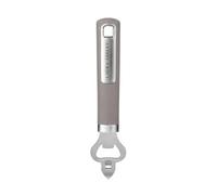 Laura Ashley Stainless Steel Bottle Top Opener with Soft Touch Ergonomic Handle - Durable, Elegant, and Compact Beer Bottle Opener - Ideal for Kitchen, Bar, or as a Gift - Dark Dove Grey