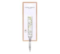 Laura Ashley Stainless Steel Fruit and Vegetable Peeler with Ergonomic Ceramic Handle - Ultra-Sharp Blade, Rust Resistant and Dishwasher Safe Potato Peeler for Effortless Peeling - Sage Parterre