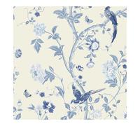 Laura Ashley Summer Palace Royal Blue Wallpaper