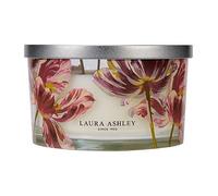 Laura Ashley Tri-Wick White Tea & Jasmine Scented Candle 410g