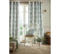 Laura Ashley Tuileries Blackout Eyelet Curtains White Mix