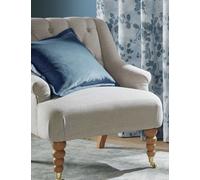 Laura Ashley Velvet Hanya Cushion Dark Blue
