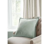 Laura Ashley Velvet Hanya Cushion Light Green