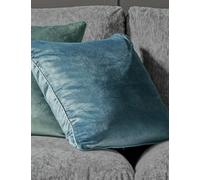Laura Ashley Velvet Nigella Cushion Blue