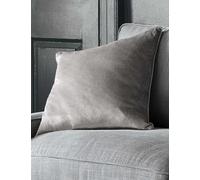 Laura Ashley Velvet Nigella Cushion Charcoal