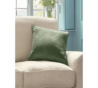 Laura Ashley Velvet Nigella Cushion Green