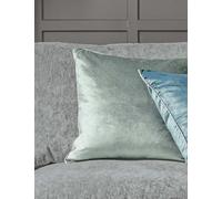 Laura Ashley Velvet Nigella Cushion Grey Mix