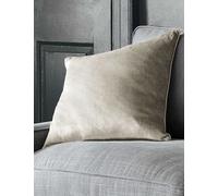 Laura Ashley Velvet Nigella Cushion Soft White