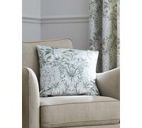 Laura Ashley Velvet Parterre Cushion Green Mix