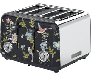 Laura Ashley VQSBT583BSUK 4 Slice Toaster - Elveden Navy, Blue