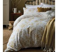 Laura Ashley Walled Garden Ochre Yellow Duvet Cover Set - Super King, 4W Ochre