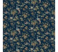 Laura Ashley Midnight Bird Classic Smooth Wallpaper