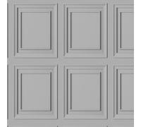 Laura Ashley Redbrook Silver Grey Wood Panel Effect Smooth Wallpaper