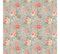 Laura Ashley Multicolour Wild Roses Vintage Smooth Wallpaper